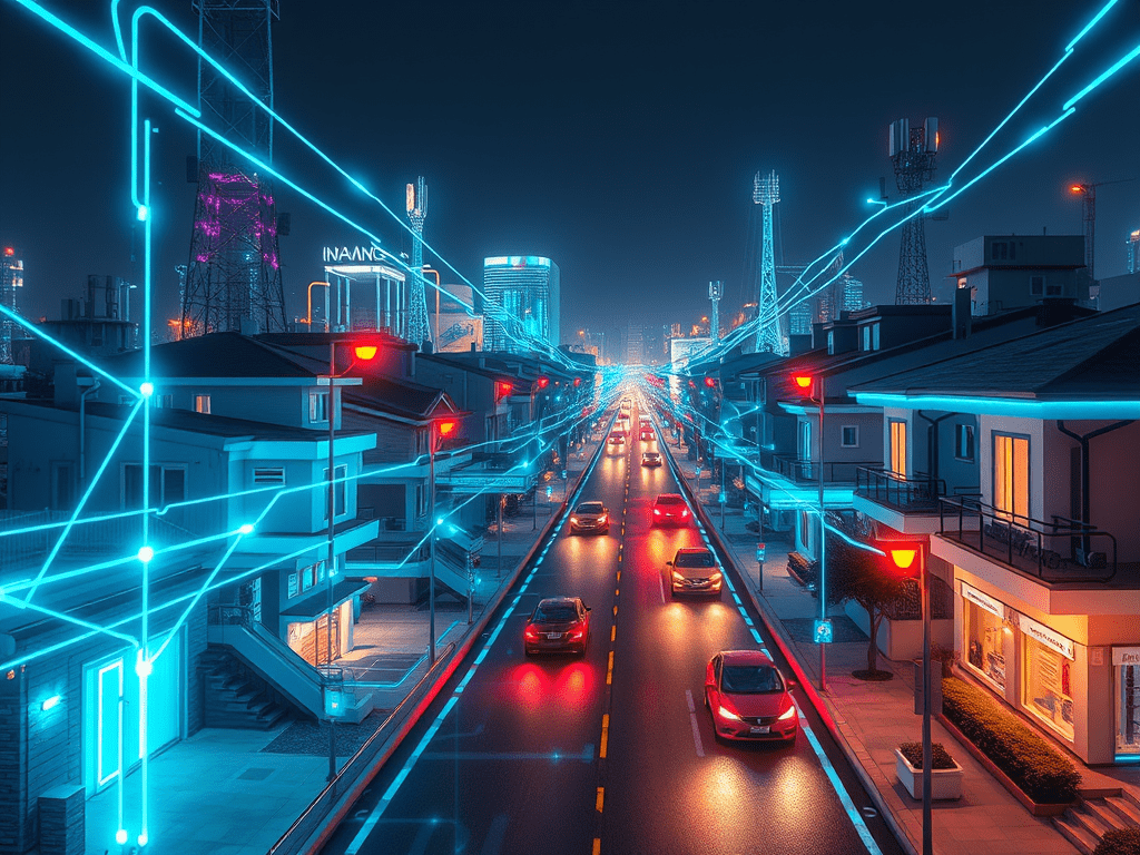 DePIN decentralized physical infrastructure network connecting smart city devices